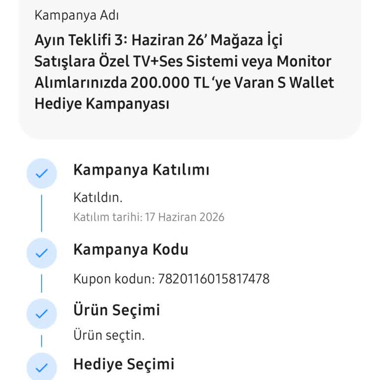 Samsung Kampanya Başvurusunun Tarih Hatası Ve Ödül Gecikmesi
