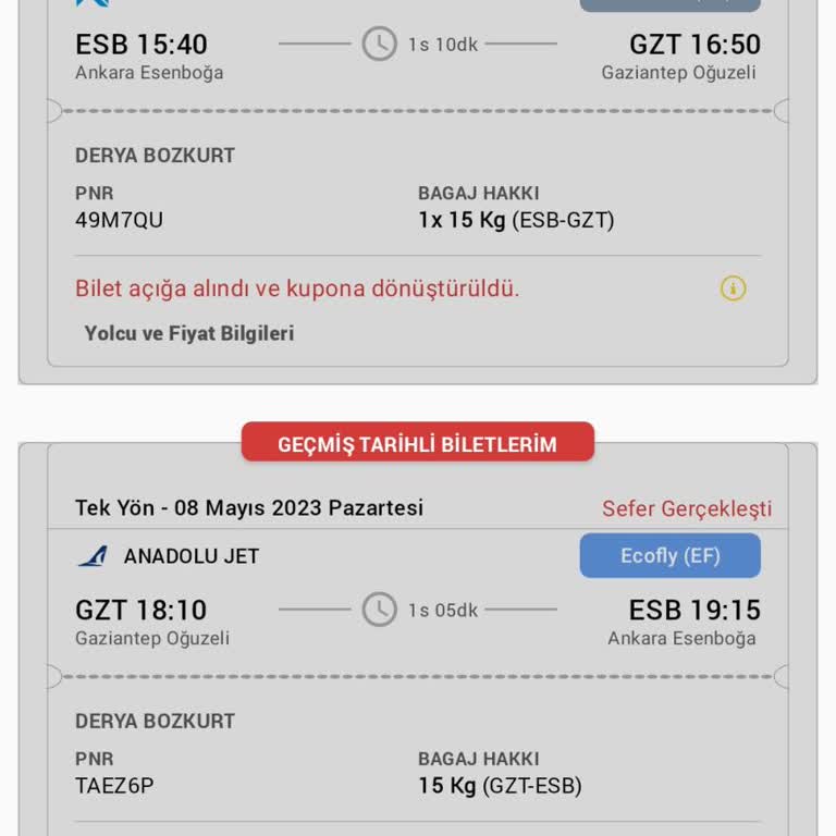 Onaysız Açığa Alınan Bilet, Ajet Ve Obilet'in Çözüm Eksikliği Ve Tazmin Talebi