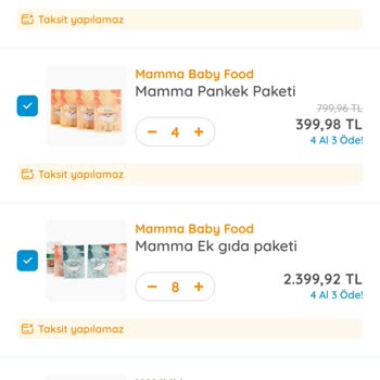 E-Bebek’te “4 Al 3 Öde” Kampanyası Uygulanmadığı İçin Fazla Ücret İadesi Talebi