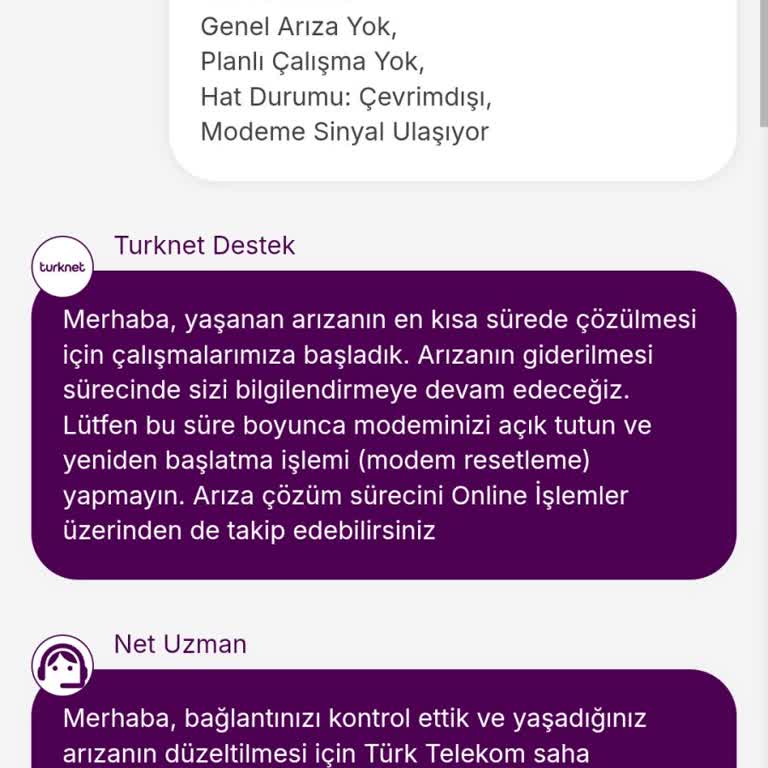 12 Haziran 2026’dan Sürekli İnternetsiz Kalma Ve Acil Çözüm Talebi