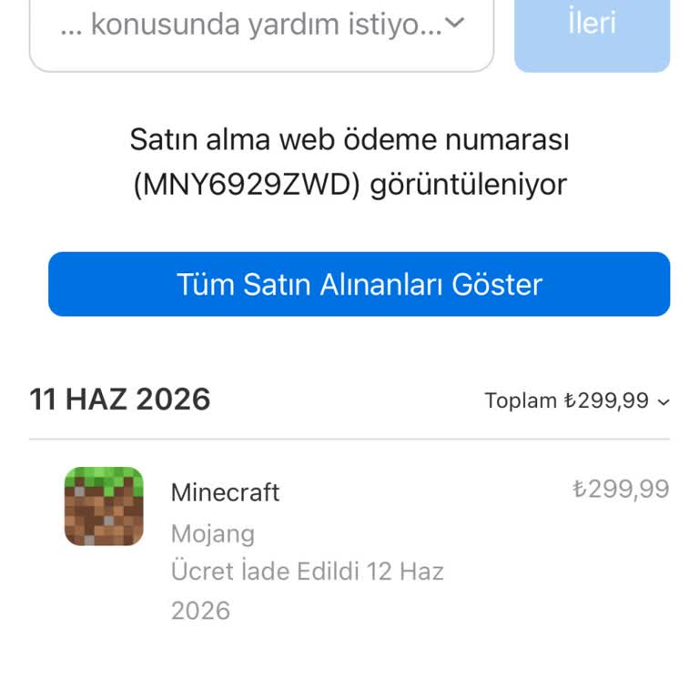 İade Onaylandı Ancak 299,99 TL Kartıma Yansımıyor