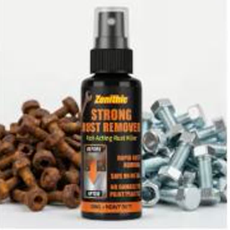 Temu Rust Remover Spray Damaged Chrome Bathroom Handles