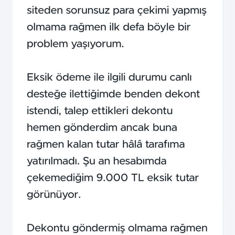 Savoy Casino’da 10.500 TL Çekim Sorunu Ve Müşteri Desteği Yetersizliği