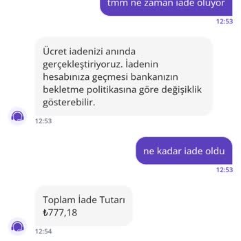 Getir'den İade Edilen Ürünlerin Ücreti Kredi Kartıma Yansımıyor
