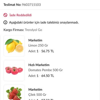 Trendyol'da Bozuk Gıda Ürünlerinin İadesi Gecikiyor, Para Henüz Yatırılmadı