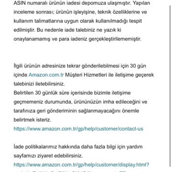 Ayakkabı Deformasyonu Üzerine Amazon Kullanıcı Hatası Gerekçesiyle İade Reddedildi