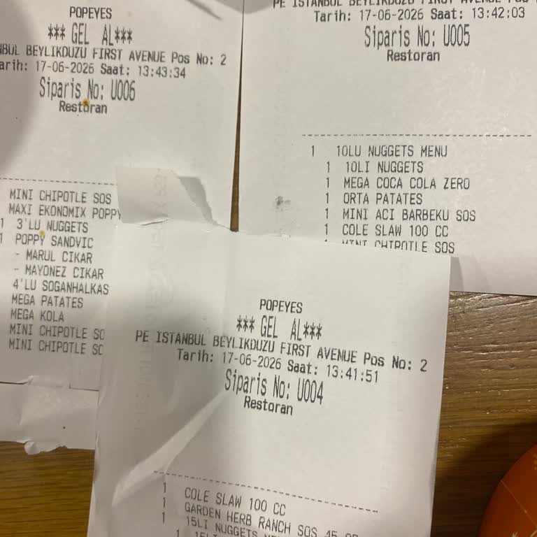Popeyes Ücretli Soslar Eksik, Yanlış İçecek ve Ürün Verildi