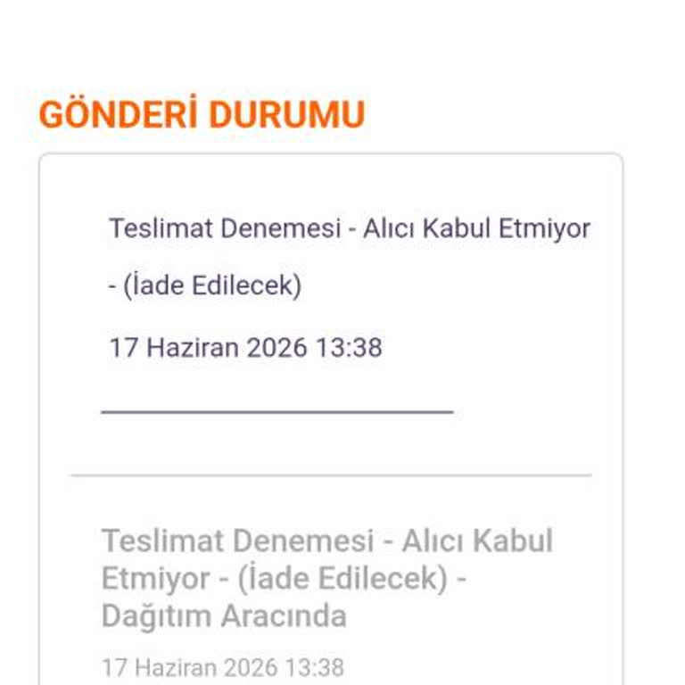 Kuryenin Teslim Etmemesi Ve Haksız İade İşlemi Mağduriyet Yaratıyor
