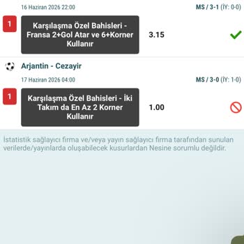 Nesine Özel Korner Bahisinde Oranların Aniden Kaldırılması Ve İade Kararı Güveni Zedeliyor