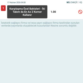 Nesine Özel Korner Bahisinde Oranların Aniden Kaldırılması Ve İade Kararı Güveni Zedeliyor