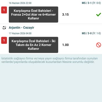 Nesine Özel Korner Bahisinde Oranların Aniden Kaldırılması Ve İade Kararı Güveni Zedeliyor