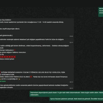 İade Hakkının Reddedilmesi Ve Fatura Sorunu