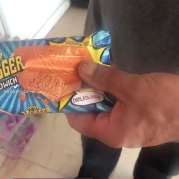 Algida Nugger Dondurma Yarım Çıktı