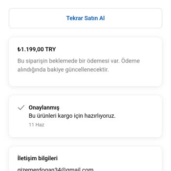 Kiddora'dan Alınan Montessori Çanta Kargo Gelmedi, 1200 TL İade Talebi