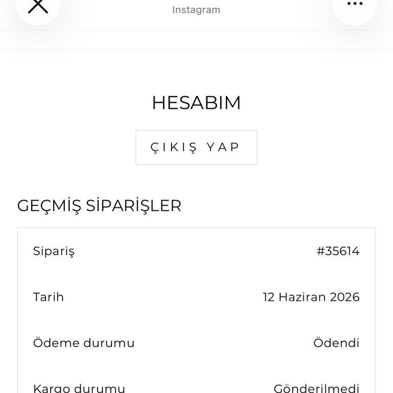 Blackfashion Instagram Siparişimde Kargo Gecikmesi Ve İletişimsizlik