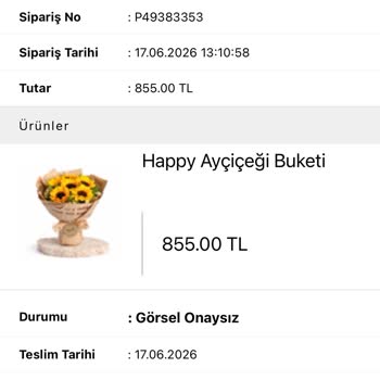 Yanıltıcı Görsel Ve Onaysız Gönderilen Buket