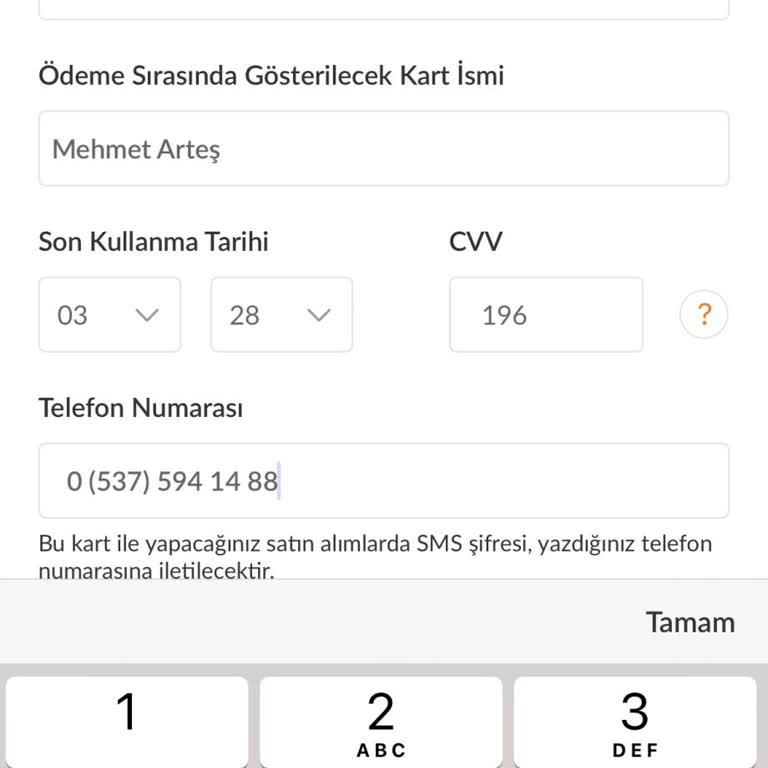 Trendyol’da Kart Kayıt Sorunu İşlem Tamamlanmıyor