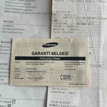 Faturasız Çamaşır Makinesi Garantisi Sorunlu Ve Servis Çözüm Sunmuyor