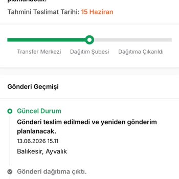 Aras Kargo'nun Adrese Gelmemesi Ve Ürünün Geri İadesiyle Yaşadığım Mağduriyet