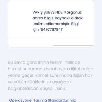 Kargom Şubede Bekliyor Teslimat Gecikmesi Ve İletişimsizlik