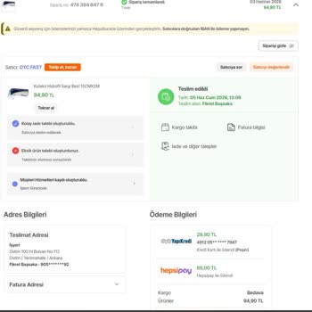 Hepsiburada Şikayeti