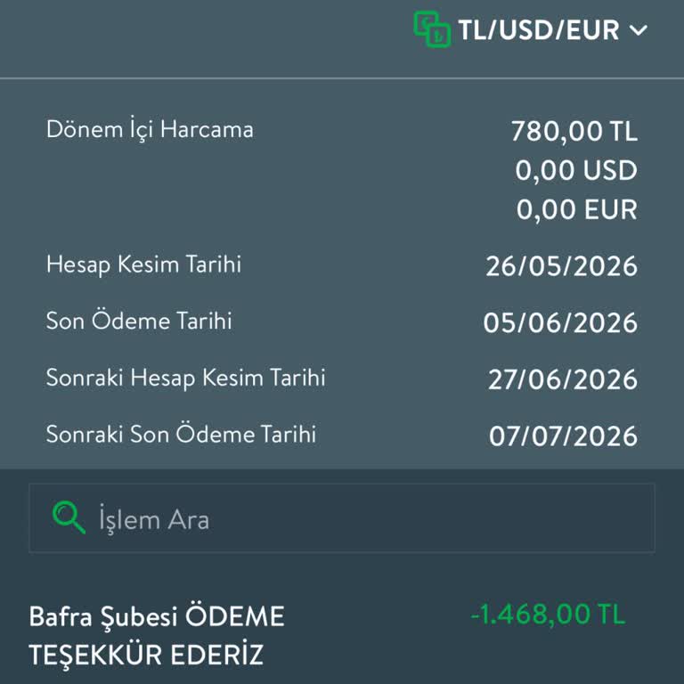 Yıllık 780 TL Kart Aidatı Haksız Çekildi İade Talebi