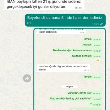 Wedding Öztürk Fotoğraf Çekimi Teslim Edilmemesi Ve Ücret İadesi Talebi