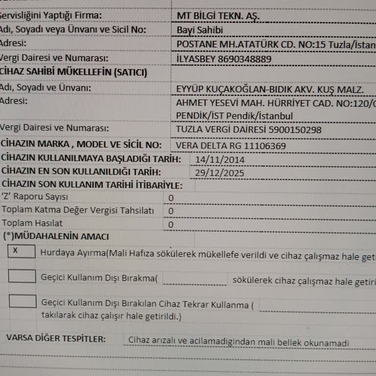Çift POS Ücret Kesintileri Ve B****’ın Cevapsızlığı