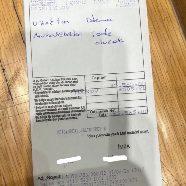 İade Edilen 5.565 TL’nin Kartıma Yansımaması Ve Mağaza İletişimsizliği