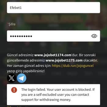 Jojobet'te Uyarı Almadan Hesabım Kapatıldı Ve 10.000 TL İadesi Reddedildi