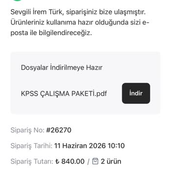 Gönderilmeyen Kitaplar İçin 840 TL İadesi Talebi