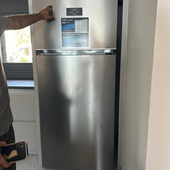 Yeni Buzdolabım Kapakta Çok Sayıda Ezik Ve Deformasyon, Servis Tutanak Tutmadan Bıraktı