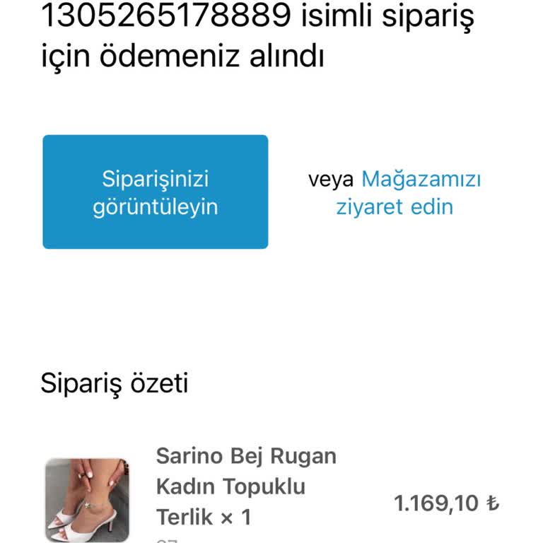 I Love Shoes Siparişim Kargoya Çıkmadı Ve İptal Talebime Cevap Gelmedi