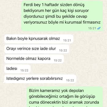 Kapora İadesi İçin Armut Ve Ferit Nakliyat’a Şikayet