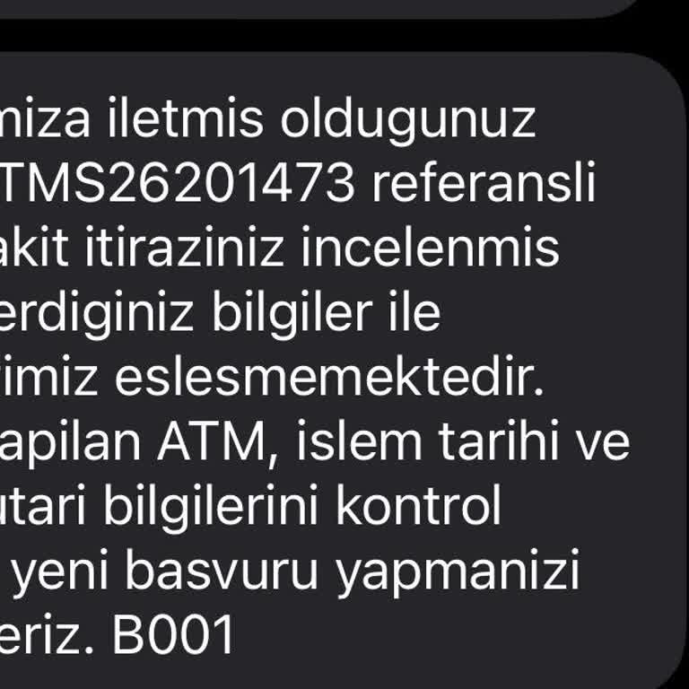 ATM'den Yatırdığım 13.000 TL Görünmüyor, Hızlıca Hesabıma İşlenmesi Gerekiyor