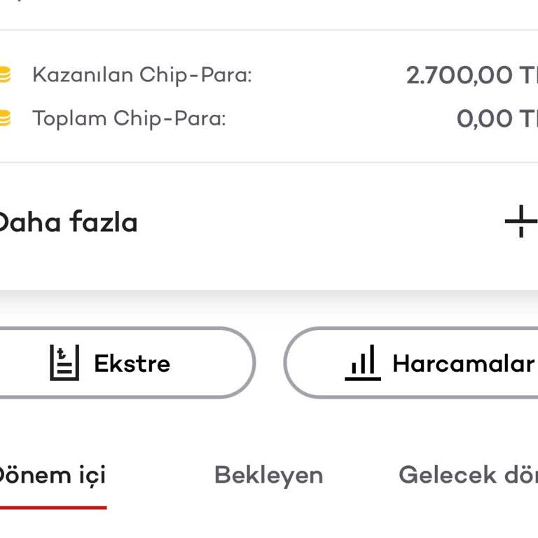Chip Para Bakiyem Sıfır Göründü Ve Çözüm Sunulmadı