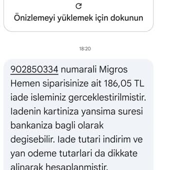 Migros Hemen Kiraz Lux Ürünün Küçük Taneli Olması Ve Eksik İade