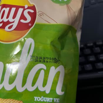 Lays Yoğurtlu Cipste Bozulmuş Tat Ve Mide Rahatsızlığı