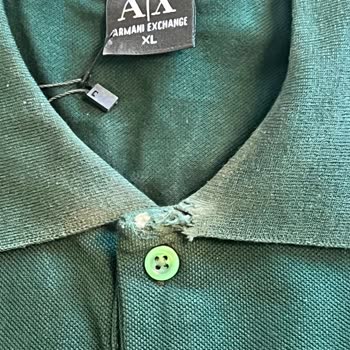 Armani Premium Polo Yakasının Yırtık Olması Ve Geri Dönüş Alınamaması