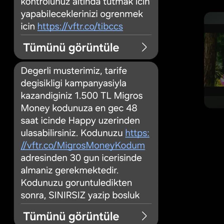 5G Red Tarife Değişikliği Sonrası 1500 TL Migros Çeki Tanımlanmadı