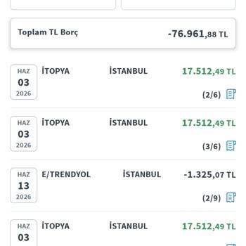 Halkbank'ta İptal Edilen Alışveriş Taksitleri Yanlış Şekilde Borç Olarak Ekstreye Yansıtıldı