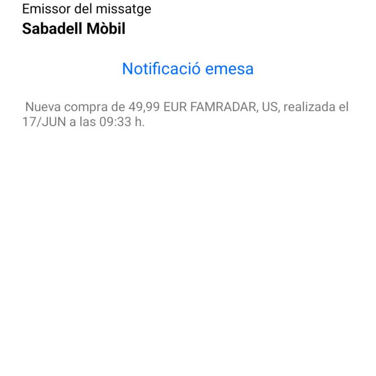 Exijo cancelación de suscripción a FamRadar y devolución de los cargos