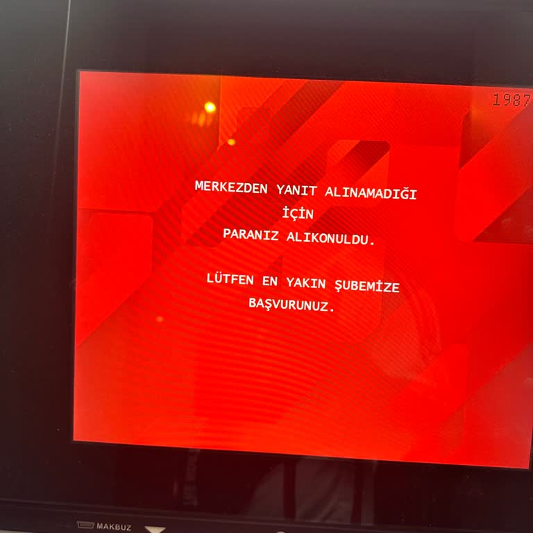 İki Kez ATM’de Para Alıkonulması Ve Uzun Süreli Destek Bekleyişi