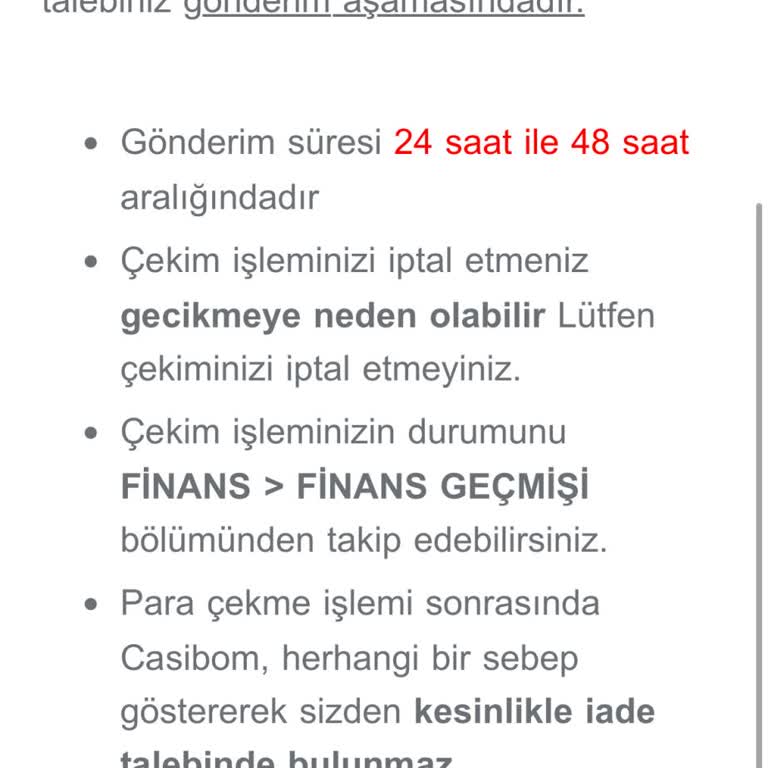 9.000 TL Para Çekimimin 4 Gün Boyunca Hesaba Geçmemesi Ve Destek Yanıtının Olmaması