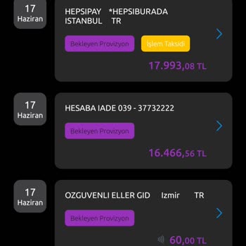 Başarısız Ödeme Ve Kartımdan Çekilen 18.000 TL’nin Hemen İadesi