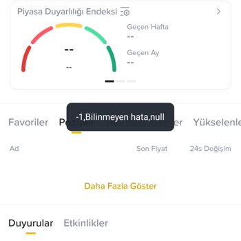 Binance Uygulamasında Giriş Hatası Ve Destek Erişimi Sorunu