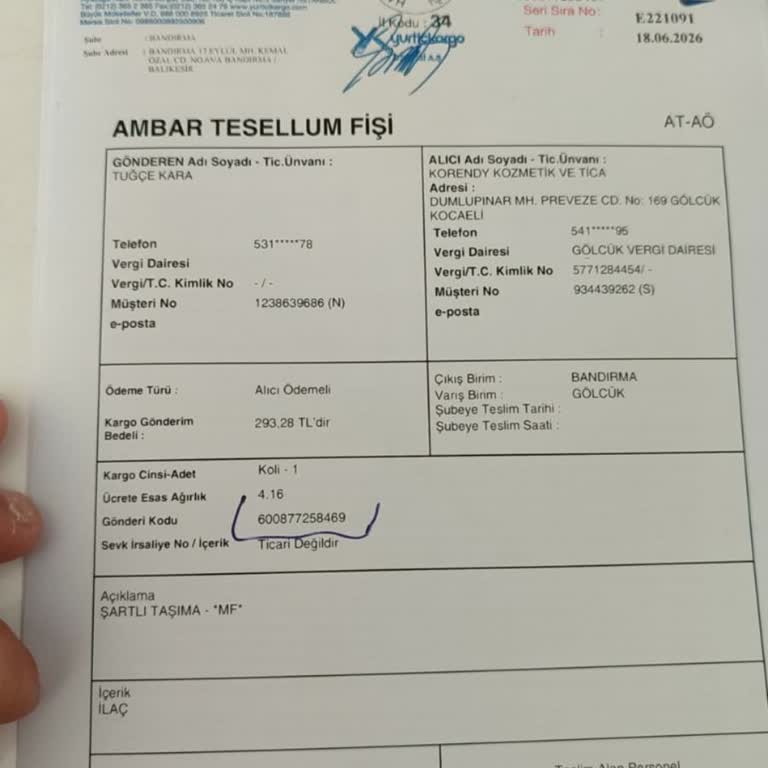 Dış Kutu Eksikliği Nedeniyle İadenin Reddedilmesi Ve Kargo Ücretinin Haksız Yüklenmesi