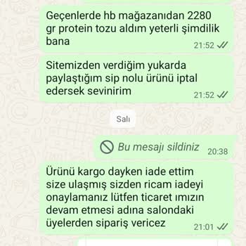 İptal İsteğine Cevap Almama Ve Para İadesi Talebi