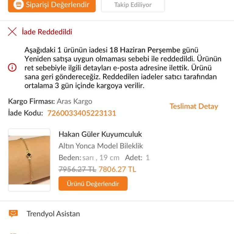 İade Talebimin Piyasa Değişikliği Bahaneleriyle Reddedilmesi Haksızdır