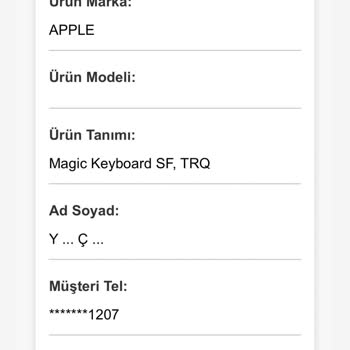 Çalışmayan Ve Deformeli Apple Smart Keyboard İçin Tam İade Talebi